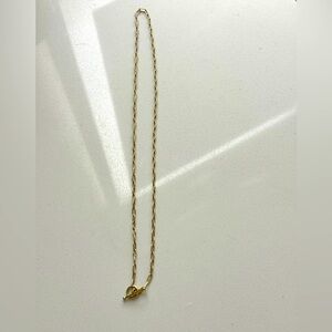 Custom made 17” paperclip necklace toggle clasp